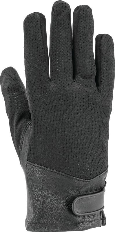 Kuryakyn — Kuryakyn Leather By River Road Pecos Leather Mesh Gloves Black Womens - Small