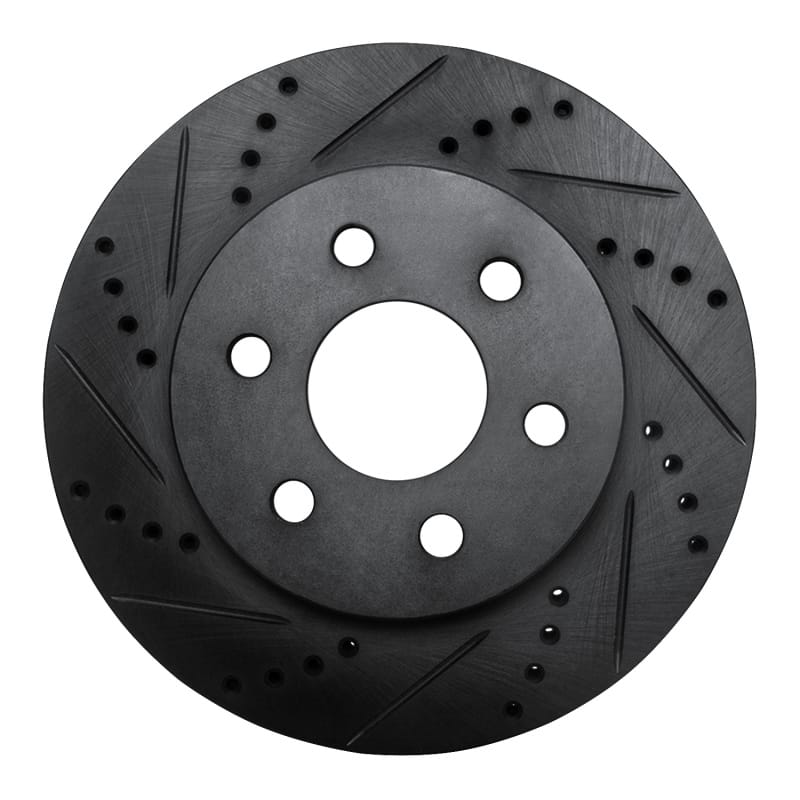 R1 Concepts — R1 98-99 Cadillac DEVILLE Front Left Drilled & Slotted Black Brake Rotor
R1 Brake Rotor Drill