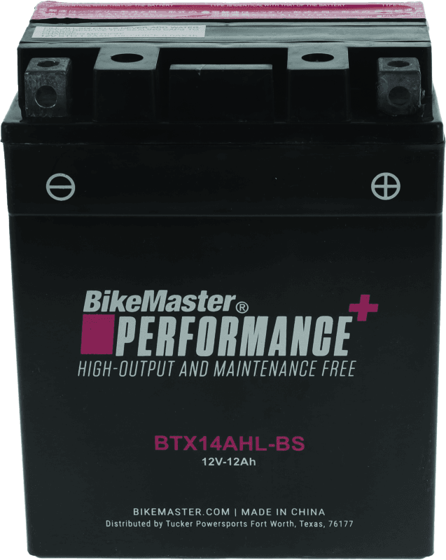 BikeMaster — BTX14AHL-BS Battery, 160 CCA