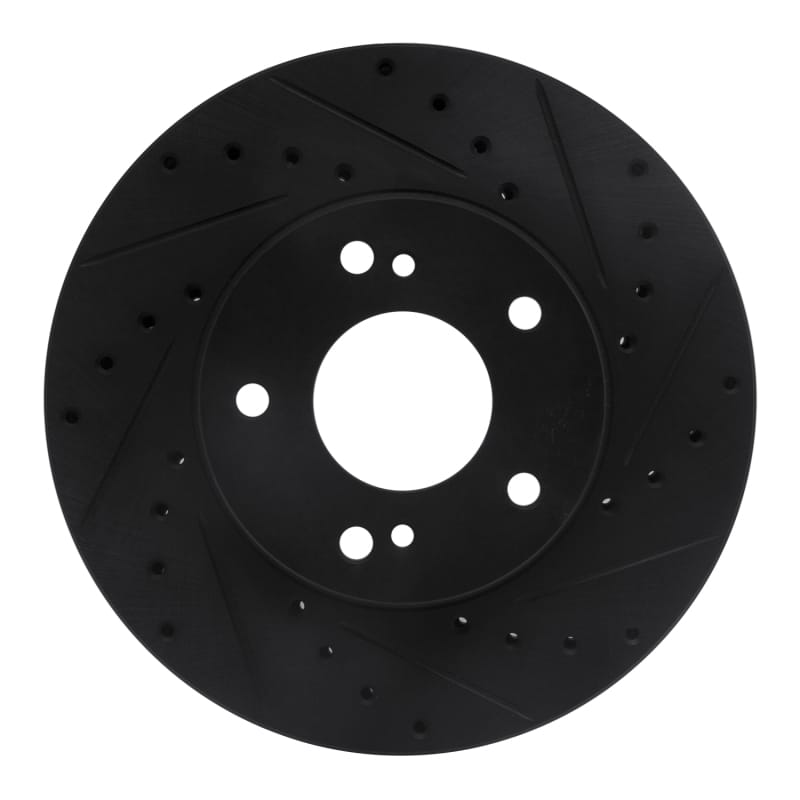 R1 Concepts — R1 90-97 Infiniti Q45 Front Right Drilled & Slotted Black Brake Rotor
R1 Brake Rotor Drill