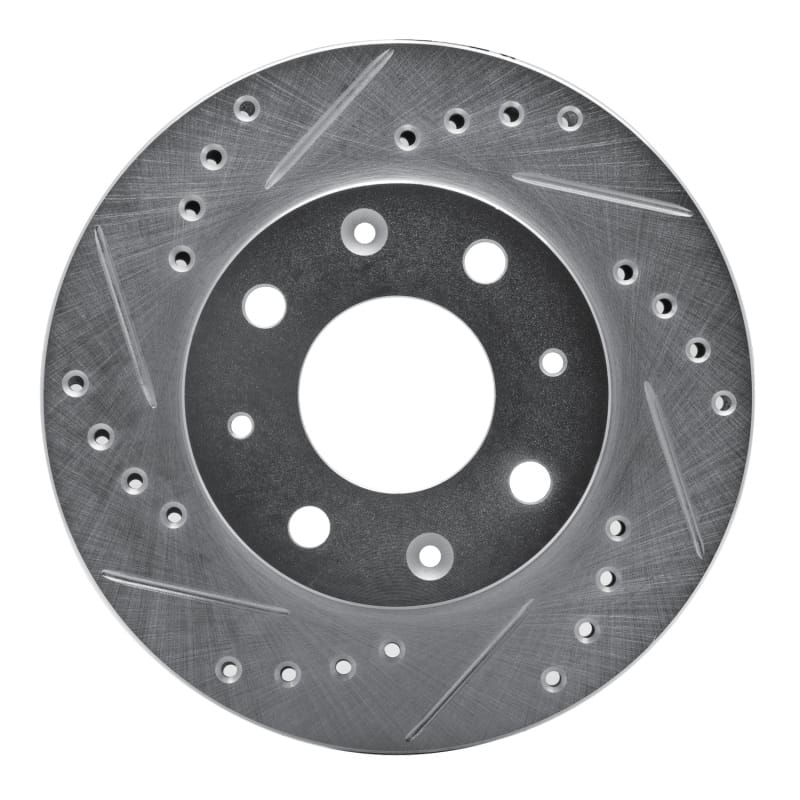 R1 Concepts — R1 84-06 Honda CRX Front Left Drilled & Slotted Silver Brake Rotor
R1 Brake Rotor Drill