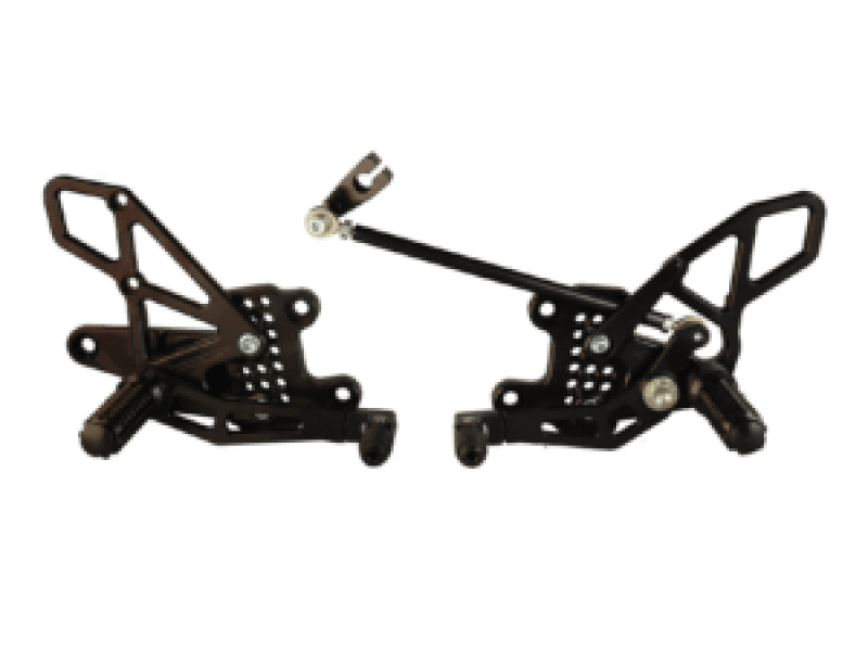 Vortex Racing — Vortex Racing 08-16 Honda CBR1000 RR Adjustable Rearsets- Black