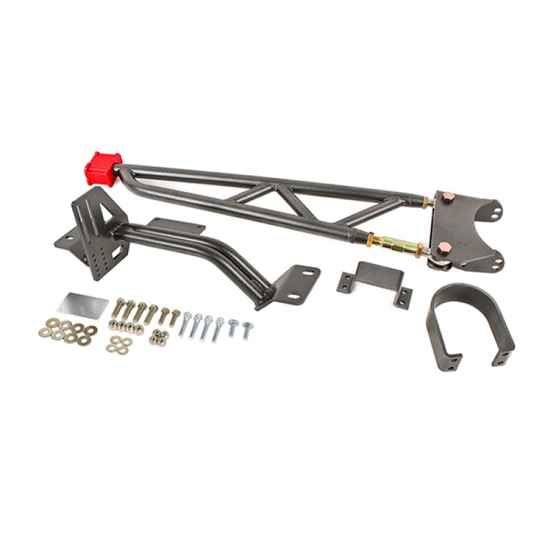 BMR Suspension — BMR 93-02 F-Body w/ DSL Torque Arm Tunnel Mount (For Long Tube Headers) - Black Hammertone