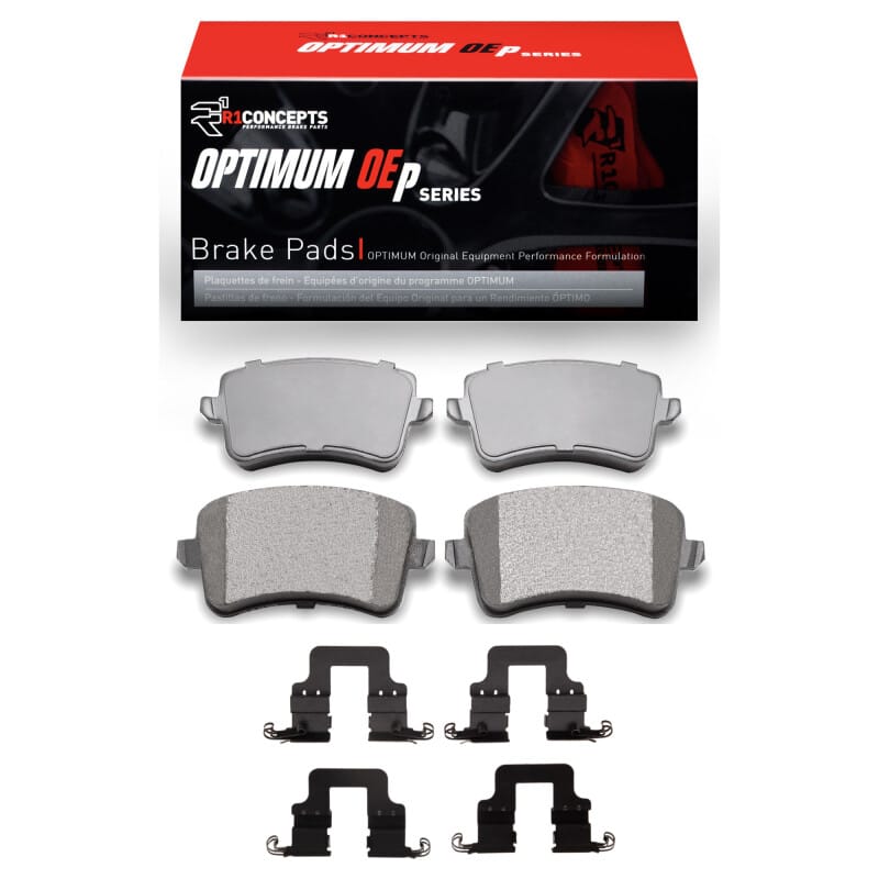 R1 Concepts — R1 08-17 Audi Q5 (USA/Canada Excl Hybrid) Rear Optimum OE Pads & Hardware Kit
R1 Optimum Oe Pads a