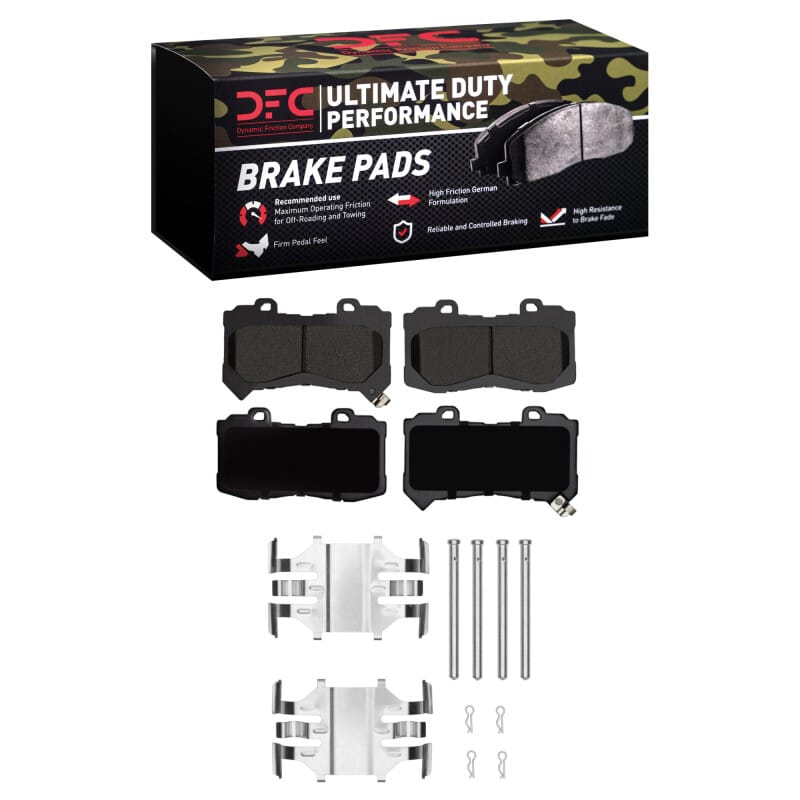 DFC — DFC 15-20 Chevrolet Colorado Front Ultimate Duty Performance Brake Pads and Hardware Kit
DFC Brake Pad Set