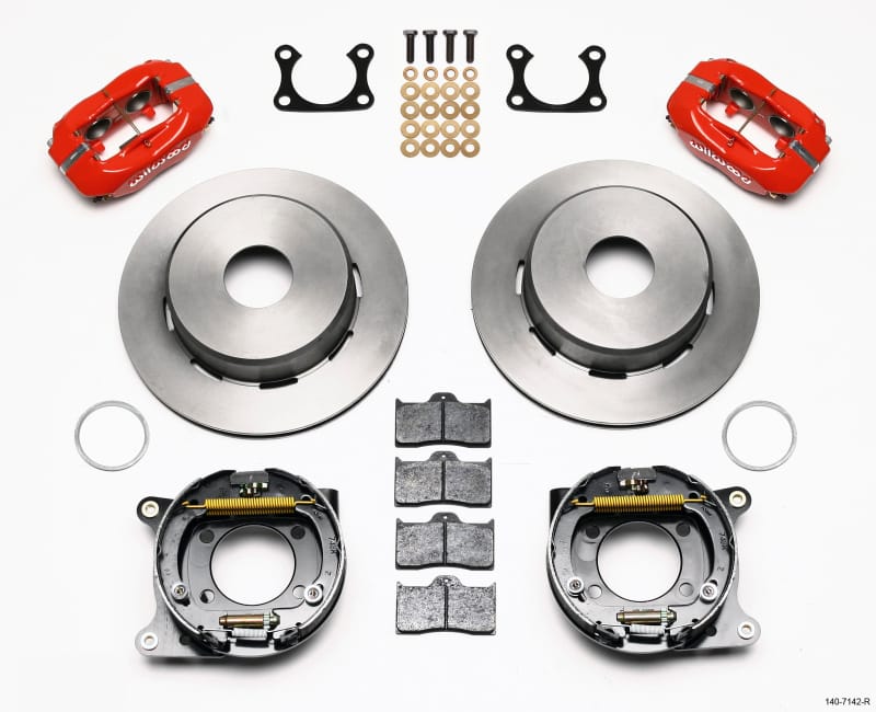 Wilwood — Wilwood Forged Dynalite P/S Park Brake Kit Red Big Ford 2.36in Offset Currie Blank
BRAKE KIT