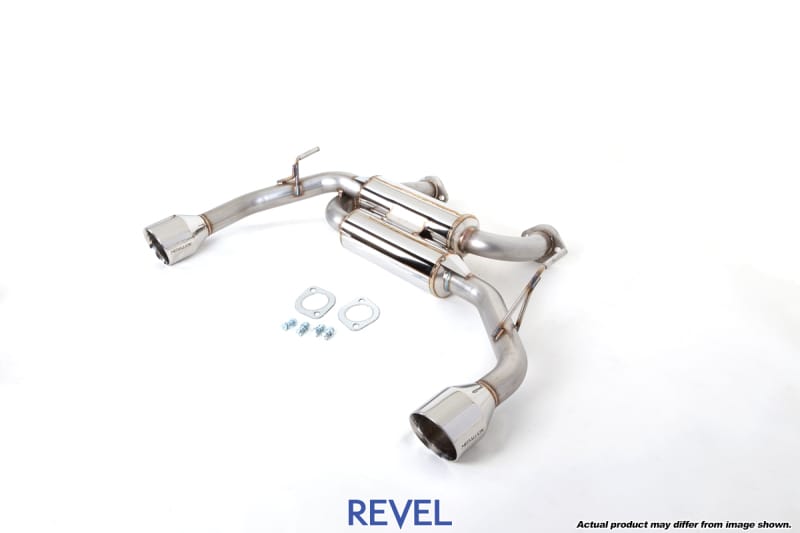 Revel — Revel Medallion Touring-S Catback Exhaust - Dual Muffler / Axle Back 14-15 Infiniti Q50 AWD/RWD