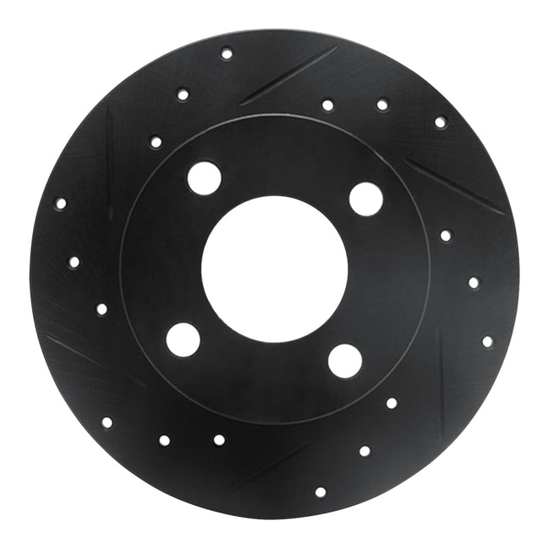 R1 Concepts — R1 89-91 Audi 100 Rear Left Drilled & Slotted Black Brake Rotor
R1 Brake Rotor Drill