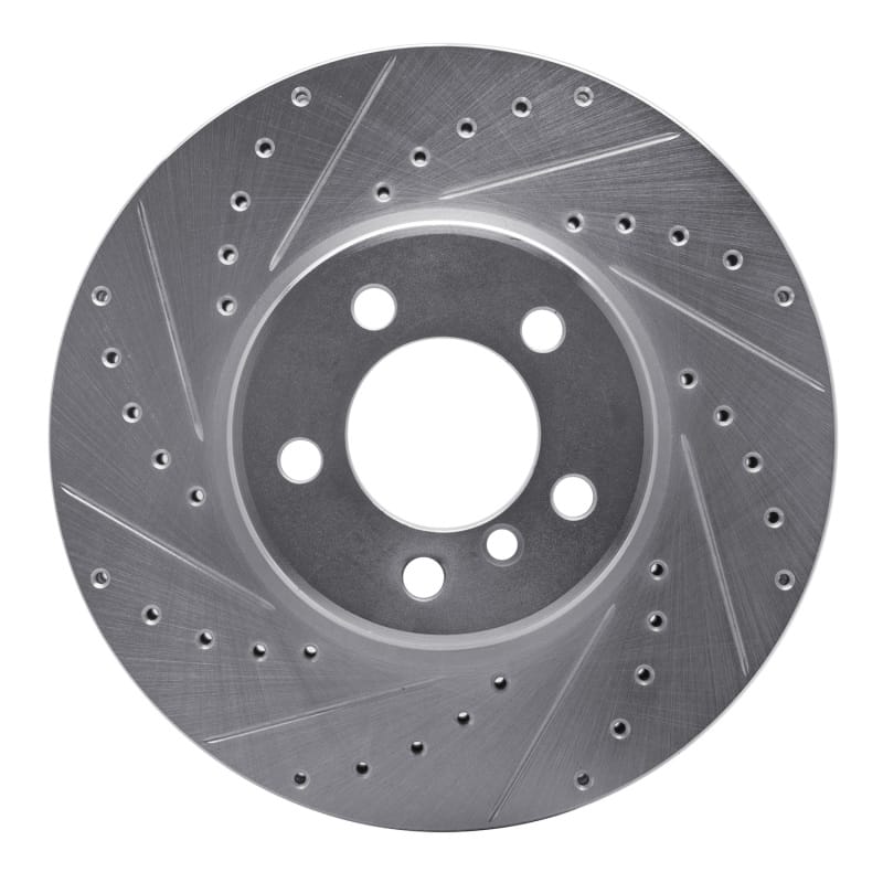 R1 Concepts — R1 03-05 Land Rover Range Rover Front Left Drilled & Slotted Silver Brake Rotor
R1 Brake Rotor Drill
