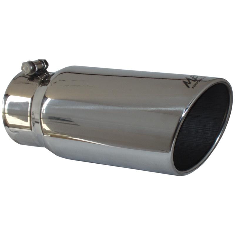 MBRP — MBRP Universal Tip 5 O.D. Angled Rolled End 4 inlet 12 length
ExhstTailPipeTip
Exhaust Tip