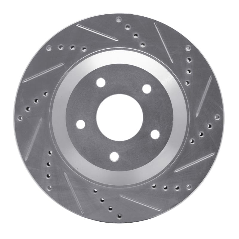 R1 Concepts — R1 97-09 Cadillac XLR Left Front Drilled & Slotted Silver Brake Rotor
R1 Brake Rotor Drill