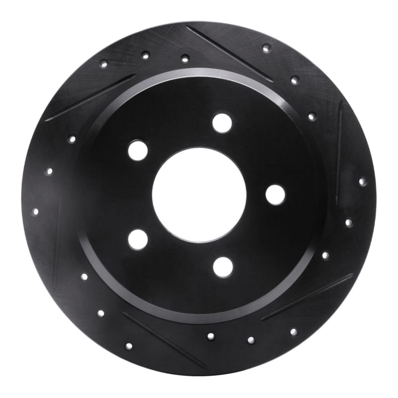 R1 Concepts — R1 96-02 Ford Crown Victoria Rear Right Drilled & Slotted Black Brake Rotor
R1 Brake Rotor Drill