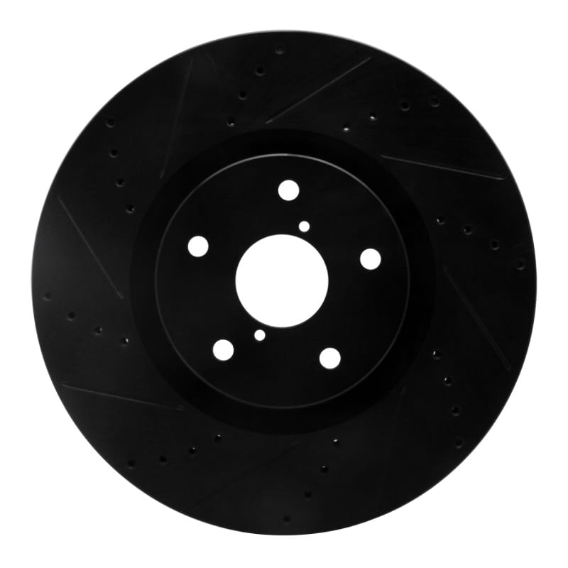 R1 Concepts — R1 05-17 Subaru WRX STI Front Left Drilled & Slotted Black Brake Rotor
R1 Brake Rotor Drill