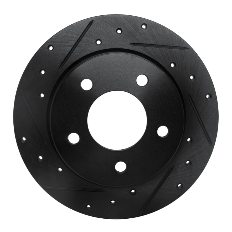 R1 Concepts — R1 04-13 Mazda 3 Rear Left Drilled & Slotted Black Brake Rotor
R1 Brake Rotor Drill