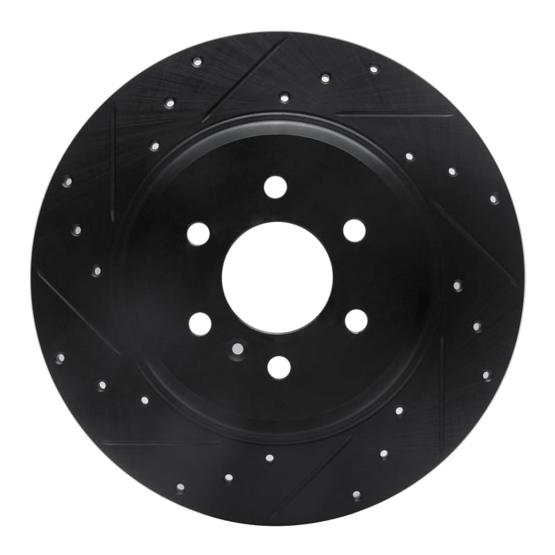 R1 Concepts — R1 11-15 VPG MV-1 Rear Left Drilled & Slotted Black Brake Rotor
R1 Brake Rotor Drill