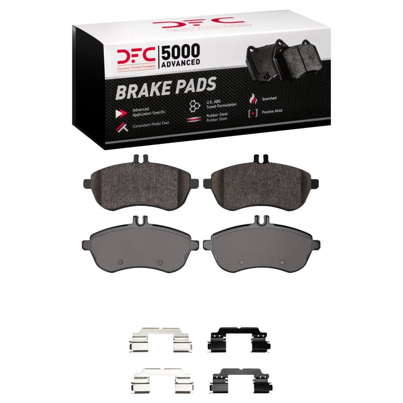 DFC — DFC 08-16 Mercedes-Benz C200 (Mexico) Front 5000 Advanced Ceramic Brake Pads and Hardware Kit
DFC Brake Pad Set