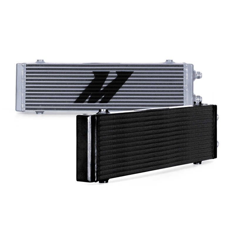Mishimoto — Mishimoto Universal Large Bar and Plate Dual Pass Black Oil Cooler