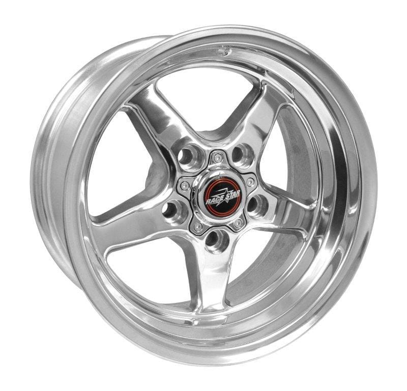 Race Star — Race Star 92 Drag Star 15x8.00 5x4.50bc 4.50bs Direct Drill Polished Wheel
