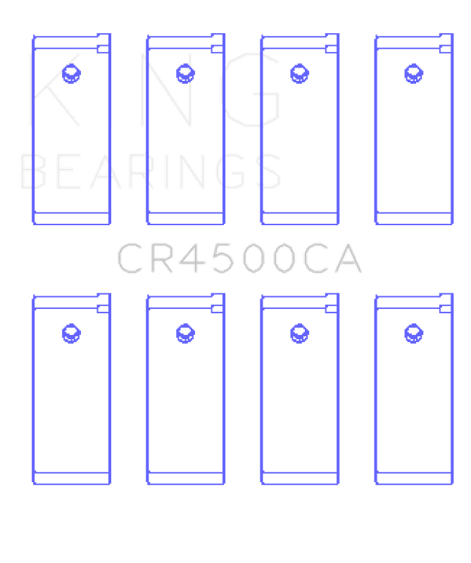 King Engine Bearings — King Engine Bearings Nissan Yd22/Yd25 (Size +0.50mm) Connecting Rod Bearing Set
Engine Bearing