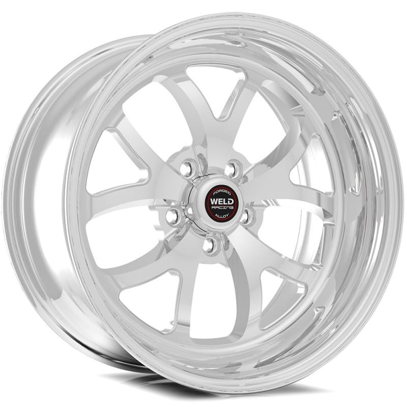 Weld — Weld S76 18x5 / 5x120 BP / 3.2in. BS Polished Wheel (Medium Pad) - Non-Beadlock