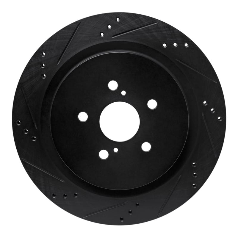 R1 Concepts — R1 16-22 Lexus RX350 Rear Left Drilled & Slotted Black Brake Rotor
R1 Brake Rotor Drill