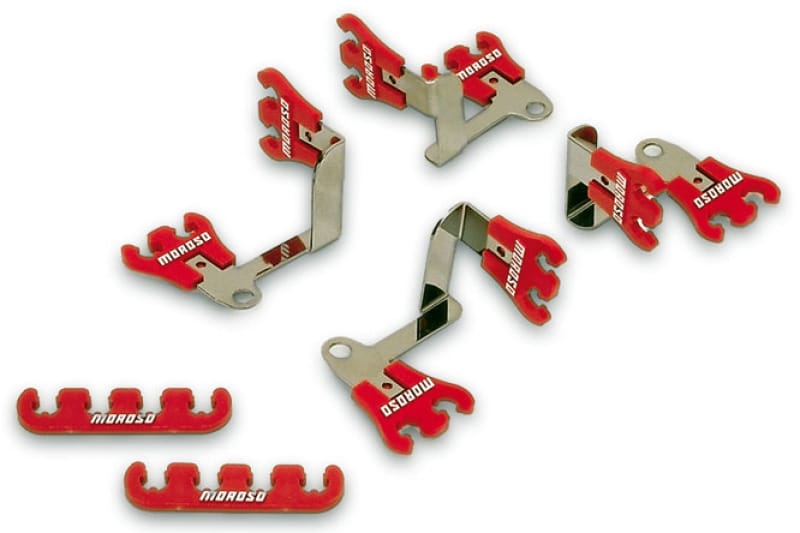 Moroso — Moroso Chevrolet Small Block Show Car Ignition Wire Loom Kit - 7-9mm - Red