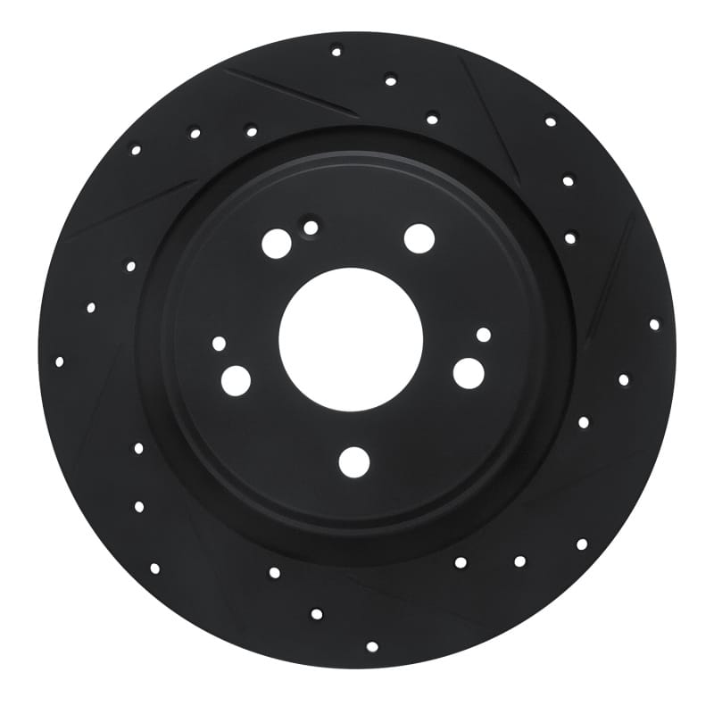 R1 Concepts — R1 17-20 Acura MDX Rear Right Drilled & Slotted Black Brake Rotor
R1 Brake Rotor Drill