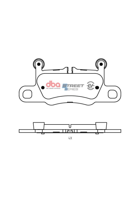 DBA — DBA 2018+ Porsche Cayenne Turbo Street Series Rear Brake Pads
Brake Pad