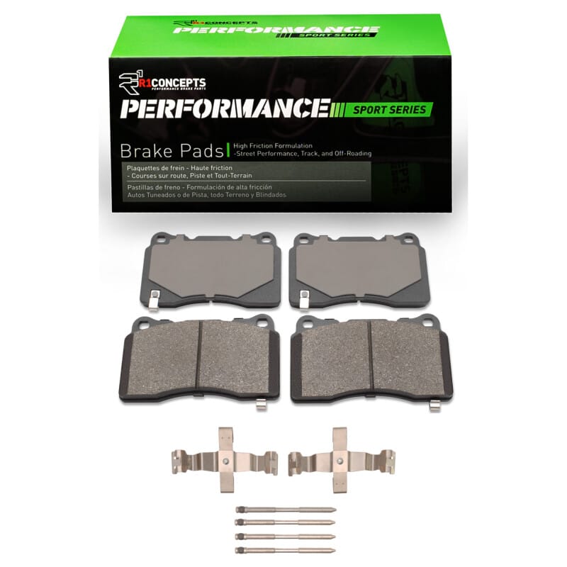 R1 Concepts — R1 2017-2025 Acura Integra Front R1 Performance Sport Pads & Hardware Kit
R1 Performance Sport