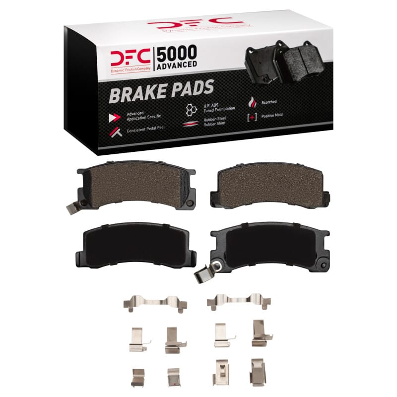 DFC — DFC 82-85 Toyota Celica Rear 5000 Advanced Semi Metallic Brake Pads and Hardware Kit
DFC Brake Pad Set