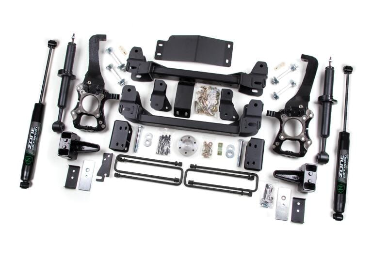 Zone Offroad — Zone Offroad 09-13 Ford F-150 6in Suspension System - 4in Rear Block
