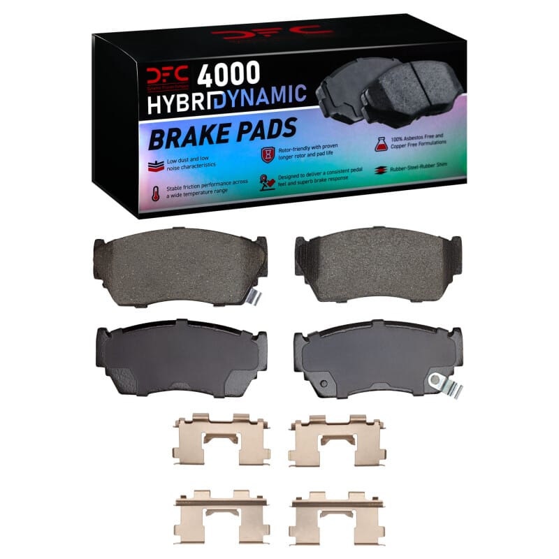 DFC — DFC 91-17 Nissan Tsuru (Mexico) Front 4000 HybriDynamic Brake Pads and Hardware Kit
DFC Brake Pad Set