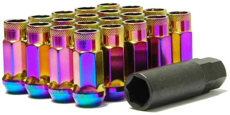 Wheel Mate — Wheel Mate Muteki SR48 Open End Lug Nuts - Neon 12x1.25 48mm