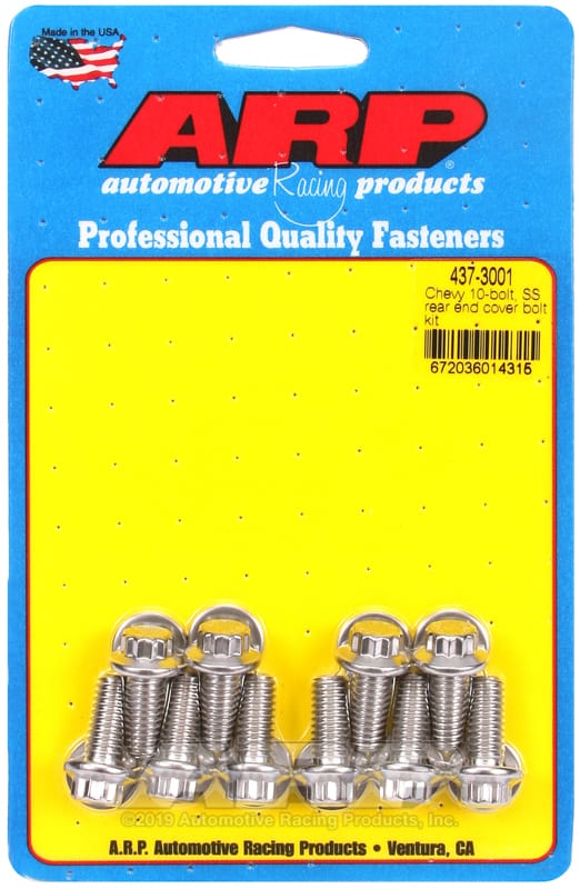 ARP — ARP Chevy 10-Bolt SS Rear End Cover Bolt Kit
