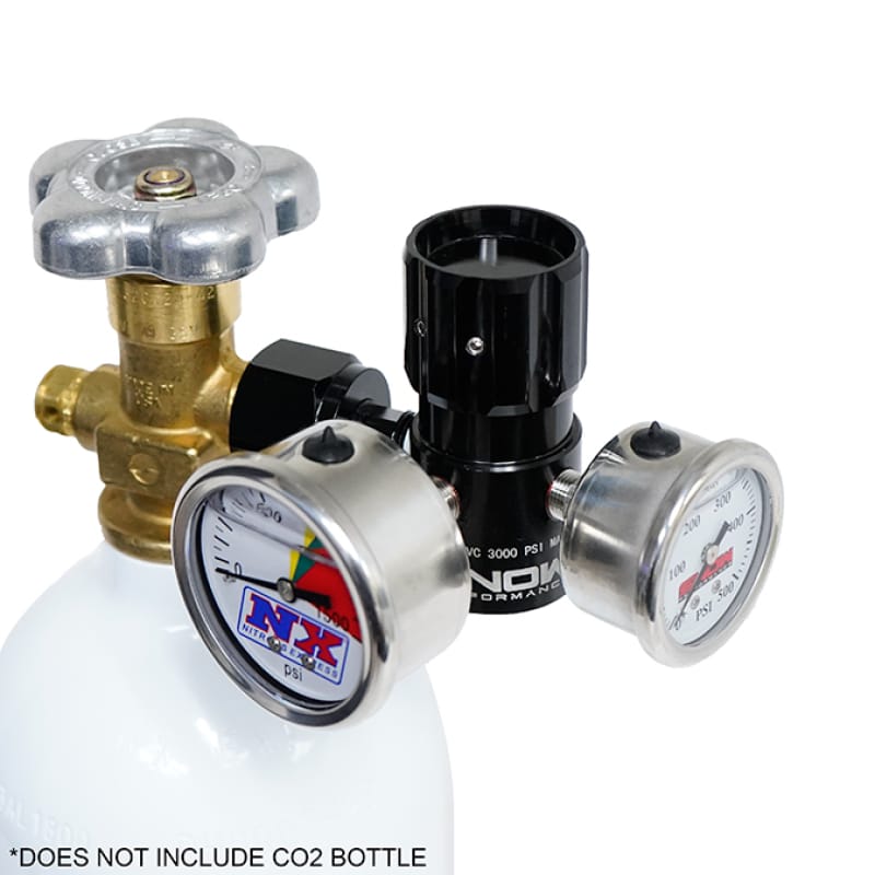 Snow Performance — Snow Performance Billet Adjustable (0-475PSI) CO2 Regulator w/Gauges
CO2 Regulator