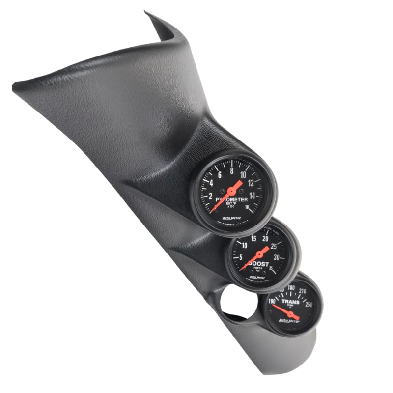 AutoMeter — Autometer 98-02 Ram L6-5.9L Diesel A-Pillar Z-Gauge Kit Boost/EGT/Trans 35PSI / 1600 Deg / 250 Deg
DODGE DSL TRI GA KT