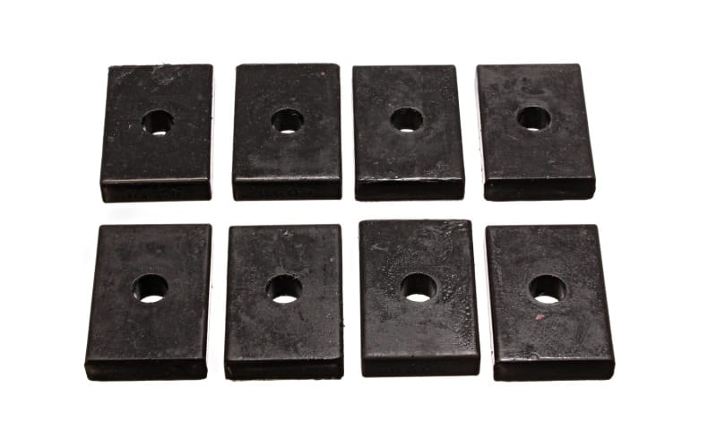 Energy Suspension — Energy Suspension Pad - Firm - 2-7/16in L x 1-5/8in W x 15/32 ID x 1/2in H - Black
LeafSprngInsulator