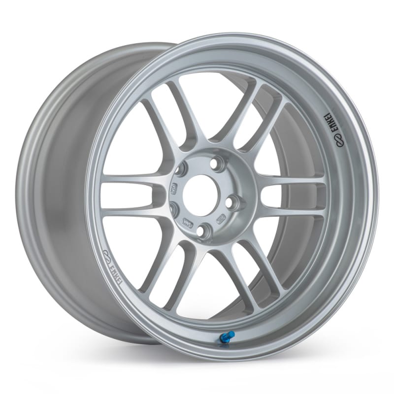 Enkei — Enkei RPF1RS 18x10.5 5x114.3 10mm Offset 75mm Bore Silver Wheel