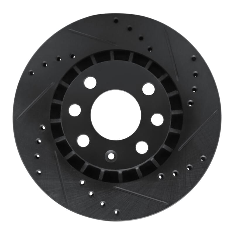 R1 Concepts — R1 88-02 Daewoo Lanos Front Right Drilled & Slotted Black Brake Rotor
R1 Brake Rotor Drill