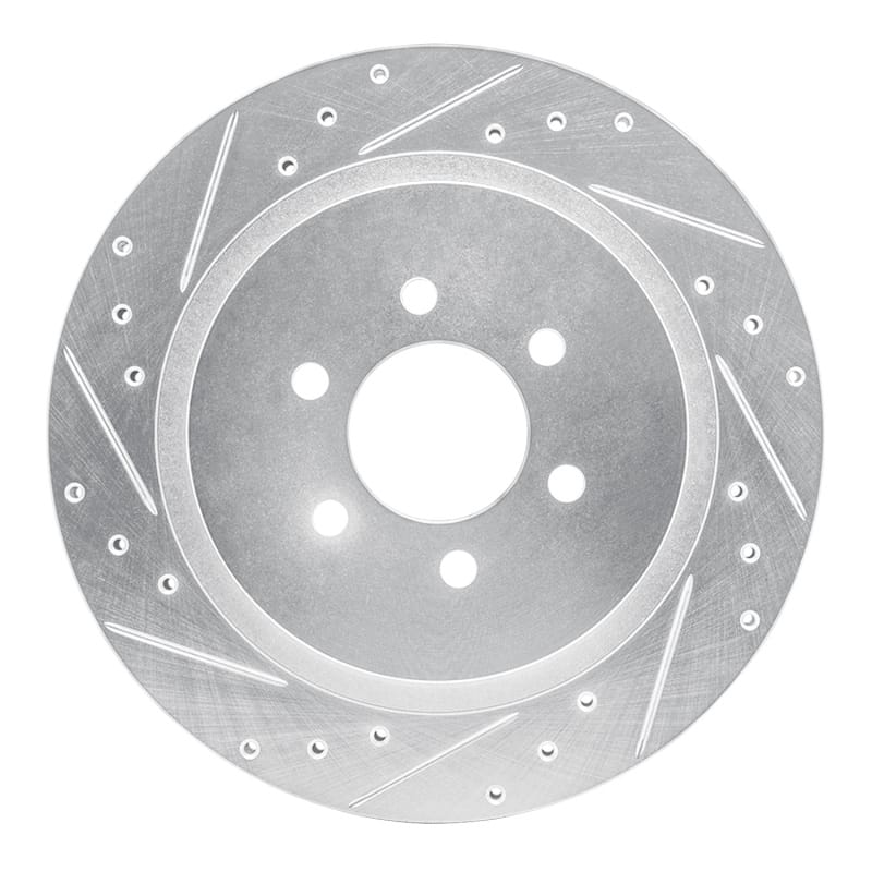 R1 Concepts — R1 92-02 Dodge Viper Rear Left Drilled & Slotted Silver Brake Rotor
R1 Brake Rotor Drill