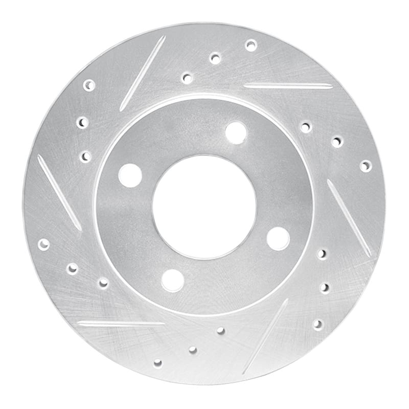 R1 Concepts — R1 92-00 Dodge COLT Front Left Drilled & Slotted Silver Brake Rotor
R1 Brake Rotor Drill