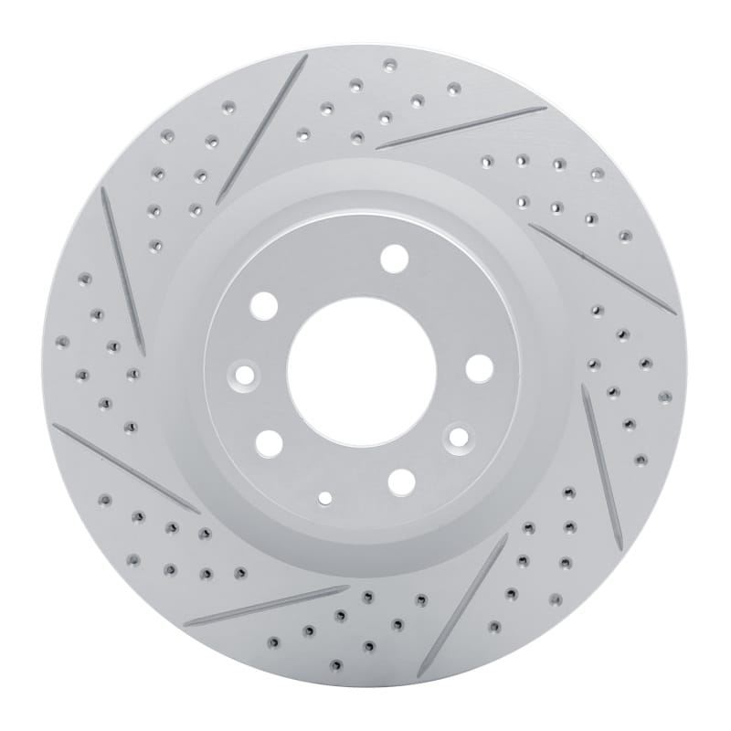 R1 Concepts — R1 07-15 Mazda Cx-9 Front Left Drilled & Slotted Geo-Carbon Rotor