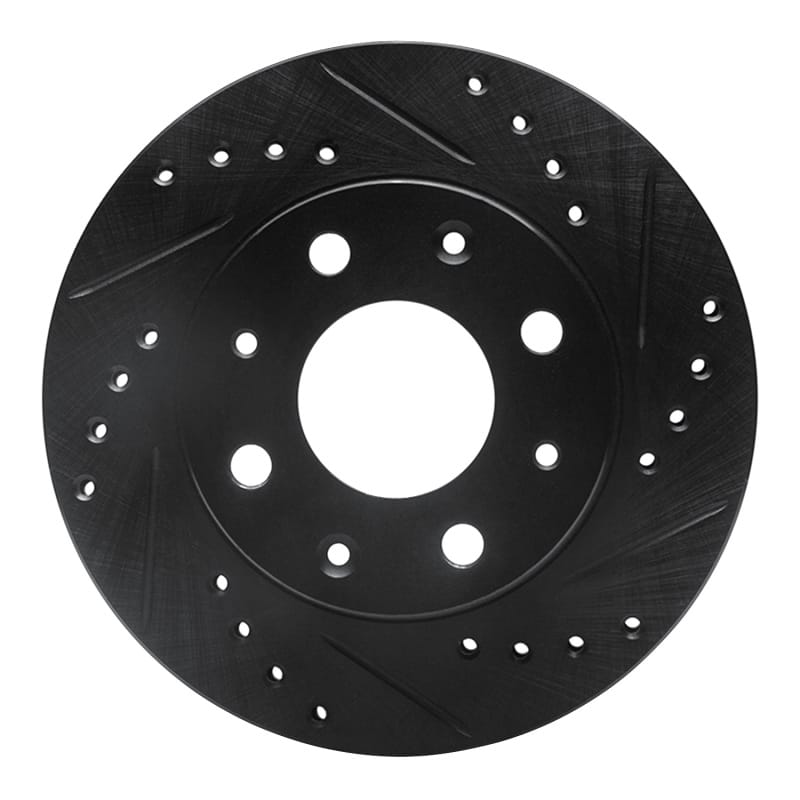 R1 Concepts — R1 84-06 Honda CRX Front Right Drilled & Slotted Black Brake Rotor
R1 Brake Rotor Drill
