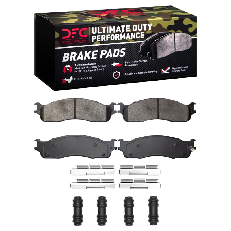 DFC — DFC 03-08 Dodge Ram 4000 (Mexico) Front Ultimate Duty Performance Brake Pads and Hardware Kit
DFC Brake Pad Set