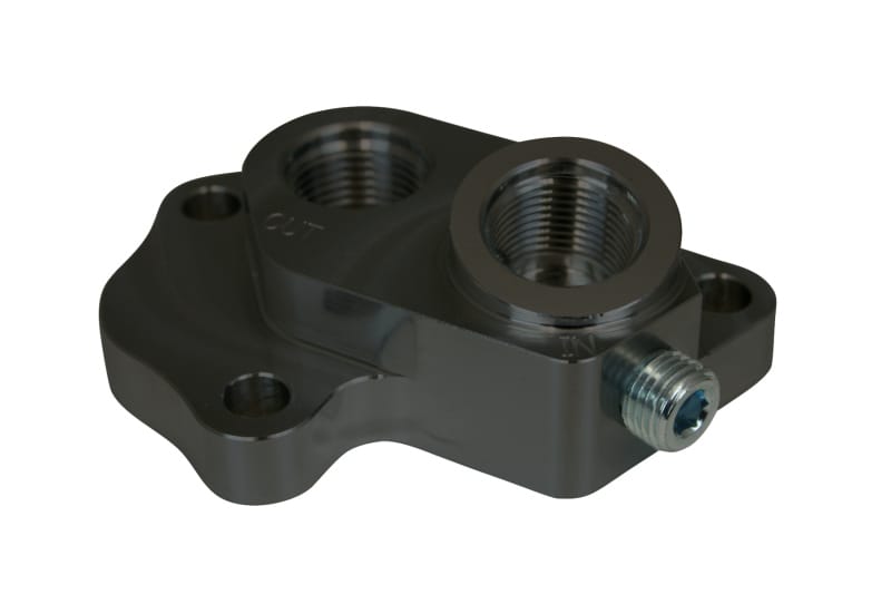 Moroso — Moroso Ford 5.0/Coyote Gen 1/2/3 Remote Oil Filter Adapter