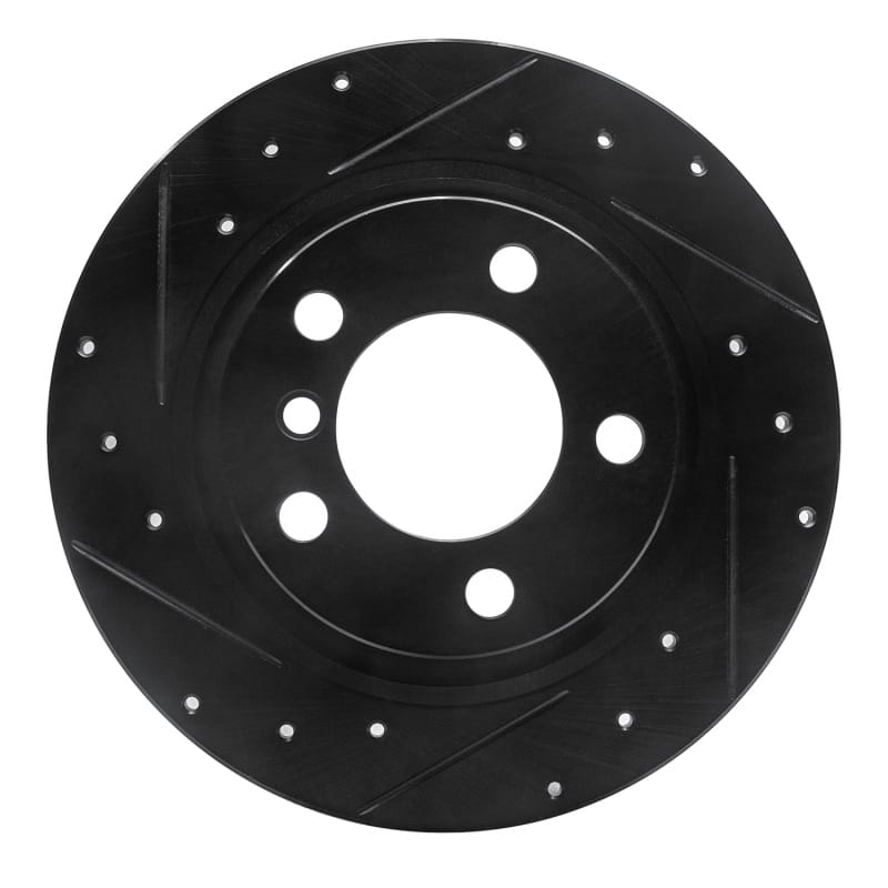 R1 Concepts — R1 2013-2016 Mini Cooper Paceman Rear Left Drilled & Slotted Black Brake Rotor
R1 Brake Rotor Drill