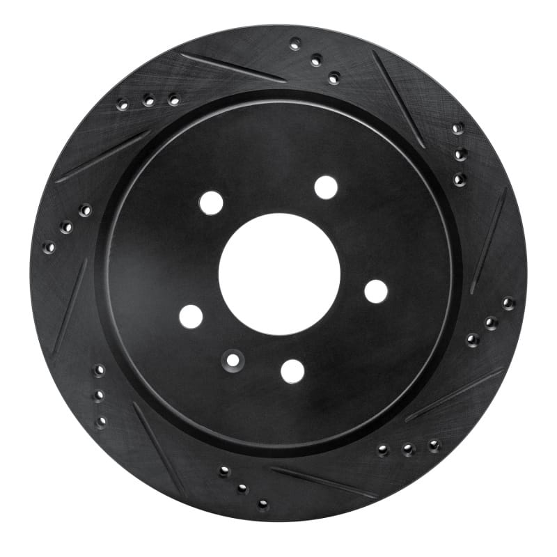 R1 Concepts — R1 03-11 Cadillac STS Rear Right Drilled & Slotted Black Brake Rotor
R1 Brake Rotor Drill
