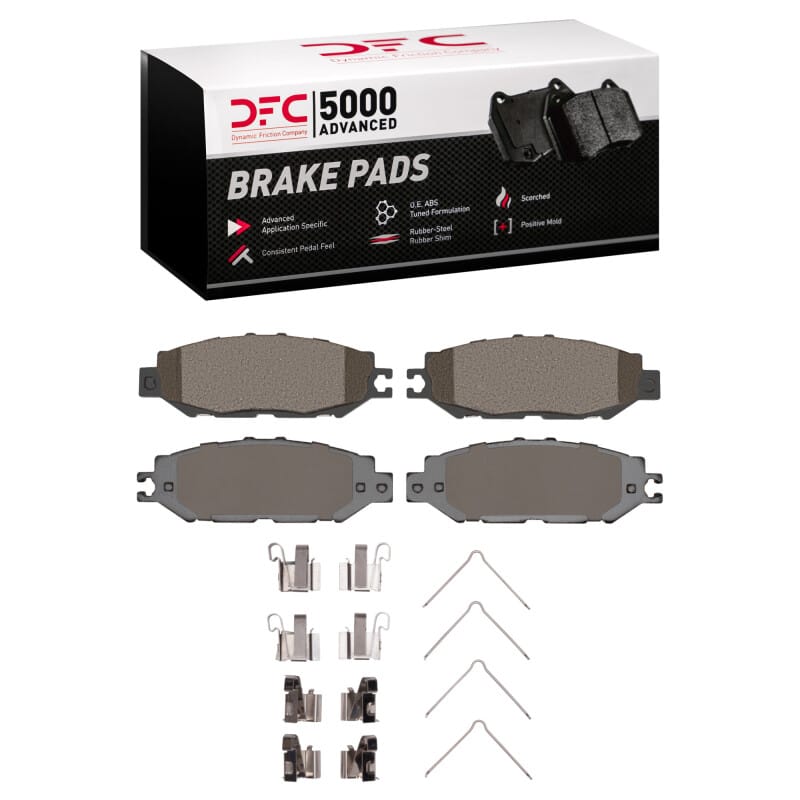 DFC — DFC 93-00 Lexus LS400 Rear 5000 Advanced Ceramic Brake Pads and Hardware Kit
DFC Brake Pad Set