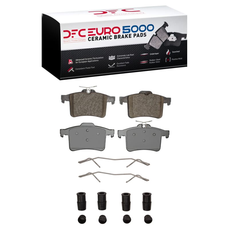 DFC — DFC 10-19 Jaguar XKR-S Rear Euro 5000 Ceramic Brake Pads and Hardware Kit
DFC EURO Pads + HW
