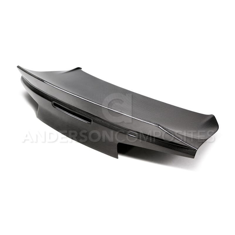 Anderson Composites — Anderson Composites 2016+ Chevy Camaro Carbon Fiber Double Sided Deck Lid w/ Integrated Spoiler